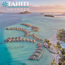 Le Bora Bora Resort Aerial View