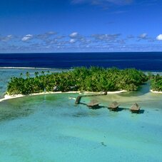 Vahine Island Aerial View