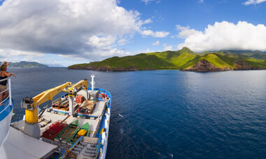 Spacifica Travel Aranui Cruises View from Aranui 5 Deck