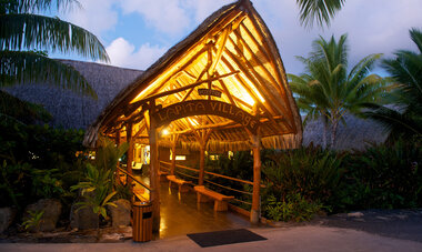 Spacifica Travel Maitai Lapita Village Huahine Lapita Village Entrance