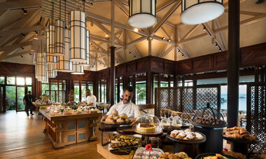 Spacifica Travel Conrad Bora Bora Nui Breakfast Buffet