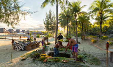 Spacifica Travel Conrad Bora Bora Nui Polynesian BBQ