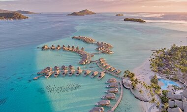 Hotel le Bora Bora by Pearl Resorts - aerial view