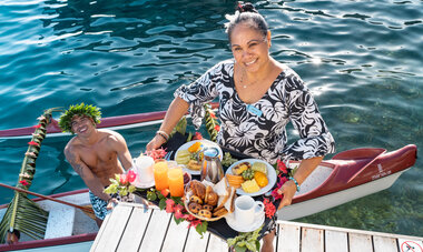 Manava Beach Resort & Spa Moorea Canoe Breakfast
