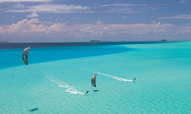 Air Tahiti Nui kitesurf SMailion