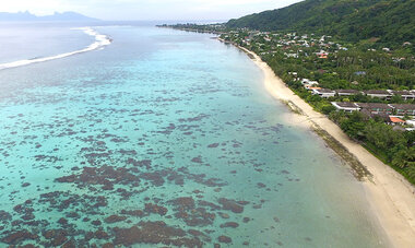 Air Tahiti Nui plage Tahiti AFreville