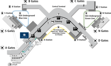 Airport Map SEA 
