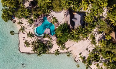 Tahaa - tahitian hotel & resort seen from the sky - Stéphane Mailion