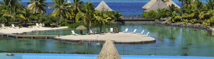 Spacifica Travel InterContinental Tahiti Resort & Spa View from the pool