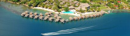 Spacifica Travel Manava Beach Resort and Spa Moorea Aerial view