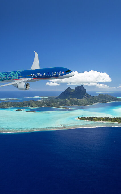 Air Tahiti Nui aircraft fleet Boeing Dreamliner Bora Bora